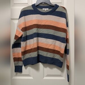 NWT Madewell Pullover Sweater Elmwood Stripe Size XS G9616